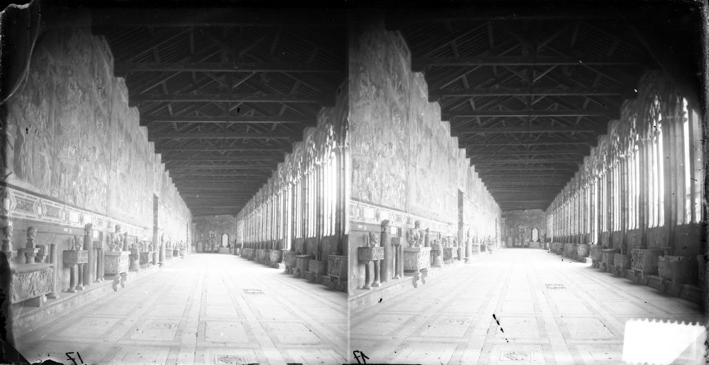 Pisa - Camposanto - Vedute (negativo) di Anonimo (XIX/ XX)