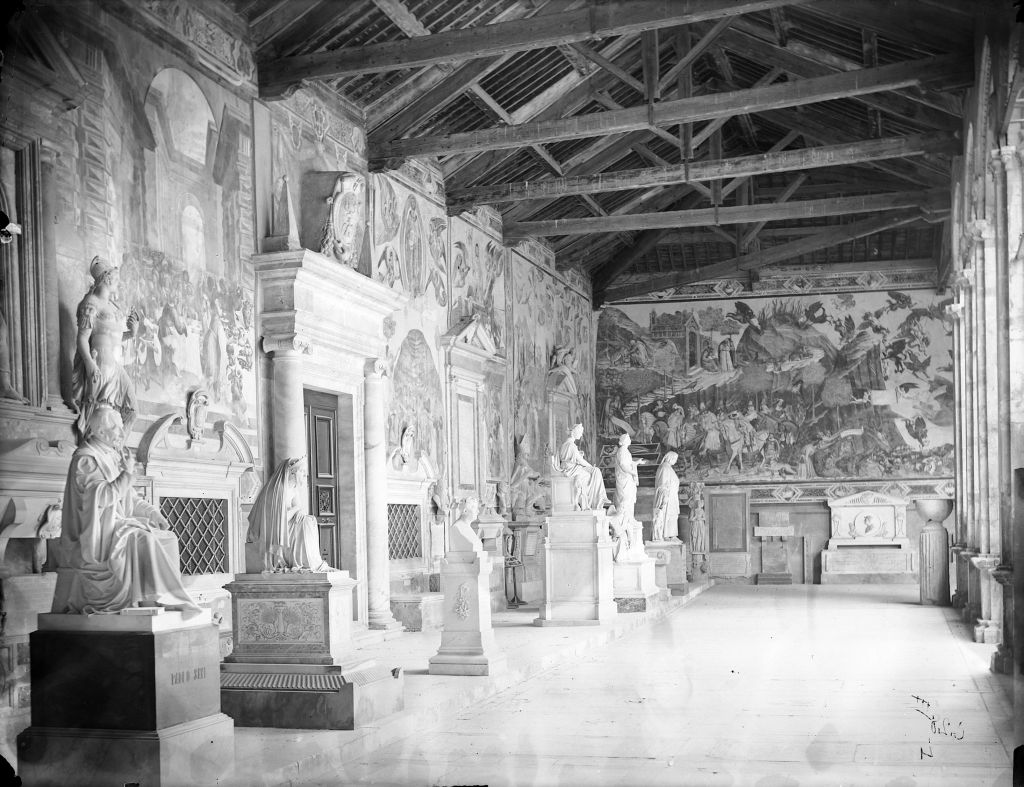 Pisa - Camposanto - Vedute (negativo) di Anonimo (XIX/ XX)