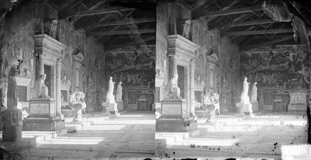 Pisa - Camposanto - Vedute (negativo) di Anonimo (terzo quarto XIX)