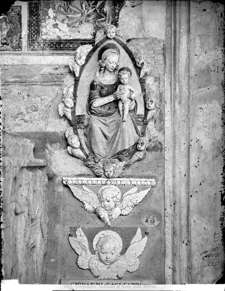 Pisa - Camposanto - Lapide sepolcrale a rilievo (negativo) di Anonimo (XIX/ XX)