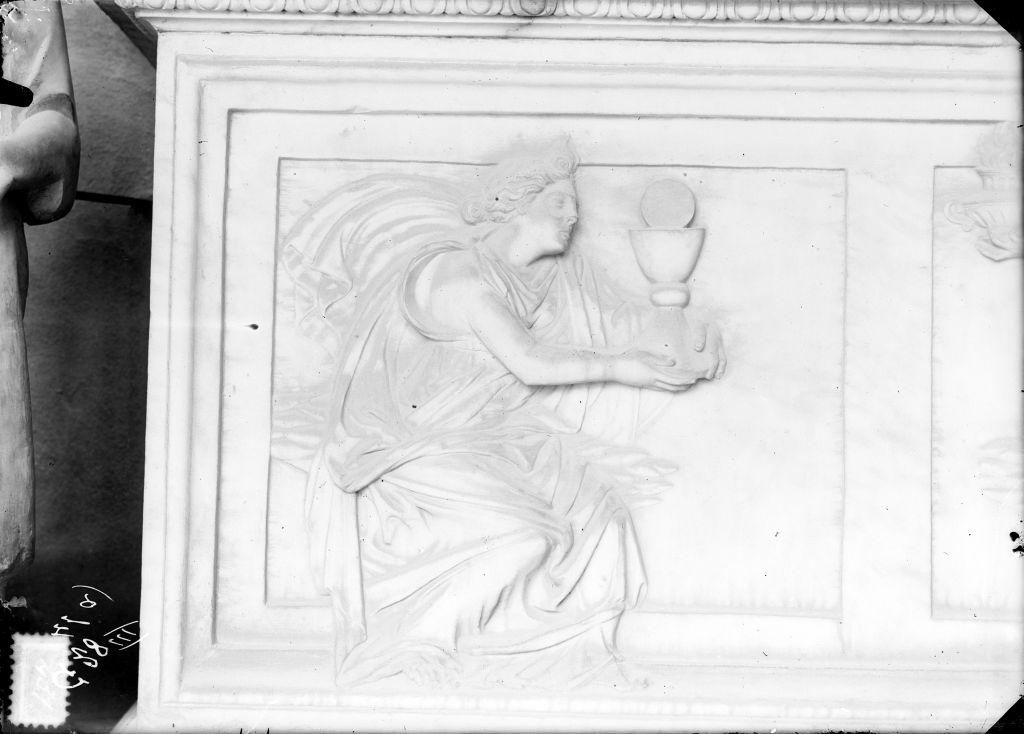 Pisa - Camposanto - Monumento sepolcrale dell'arcivescovo Pietro Ricci (negativo) di Guardi, Andrea di Francesco, Anonimo (XIX/ XX)