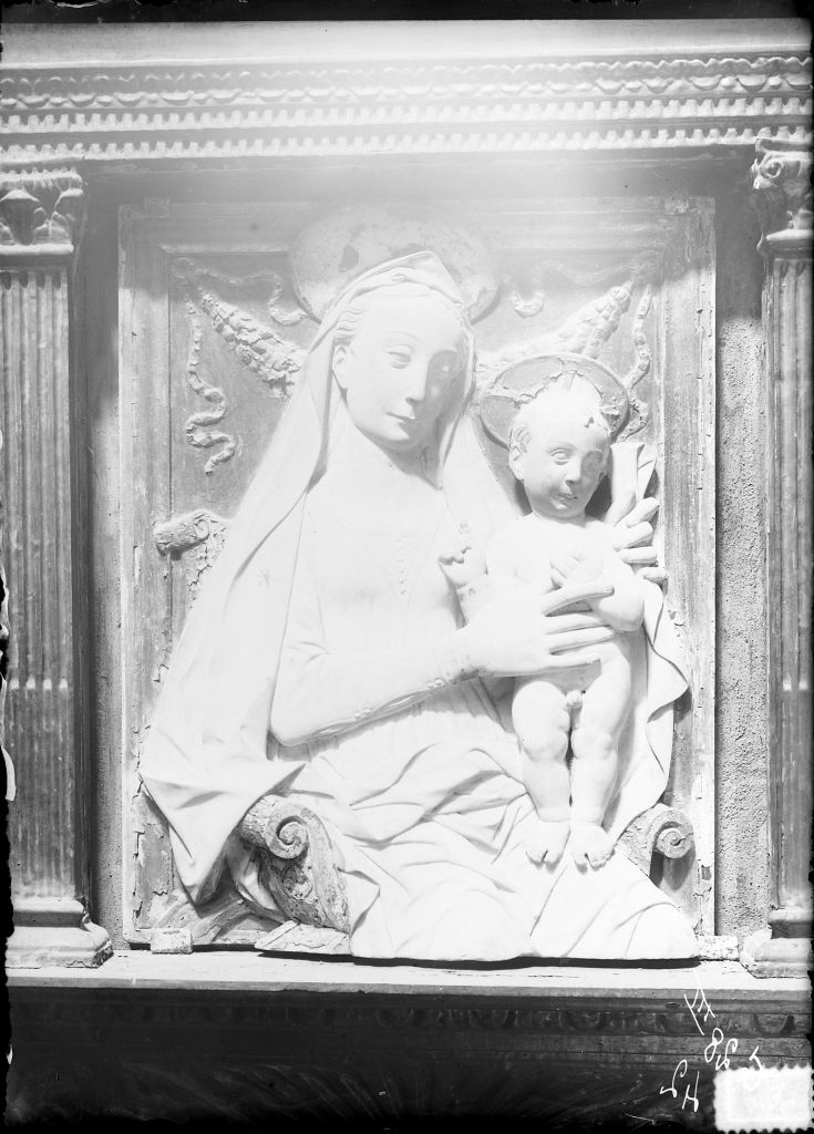 Pisa - Camposanto - Monumento sepolcrale dell'arcivescovo Pietro Ricci (?) (negativo) di Guardi, Andrea di Francesco, Anonimo (XIX/ XX)