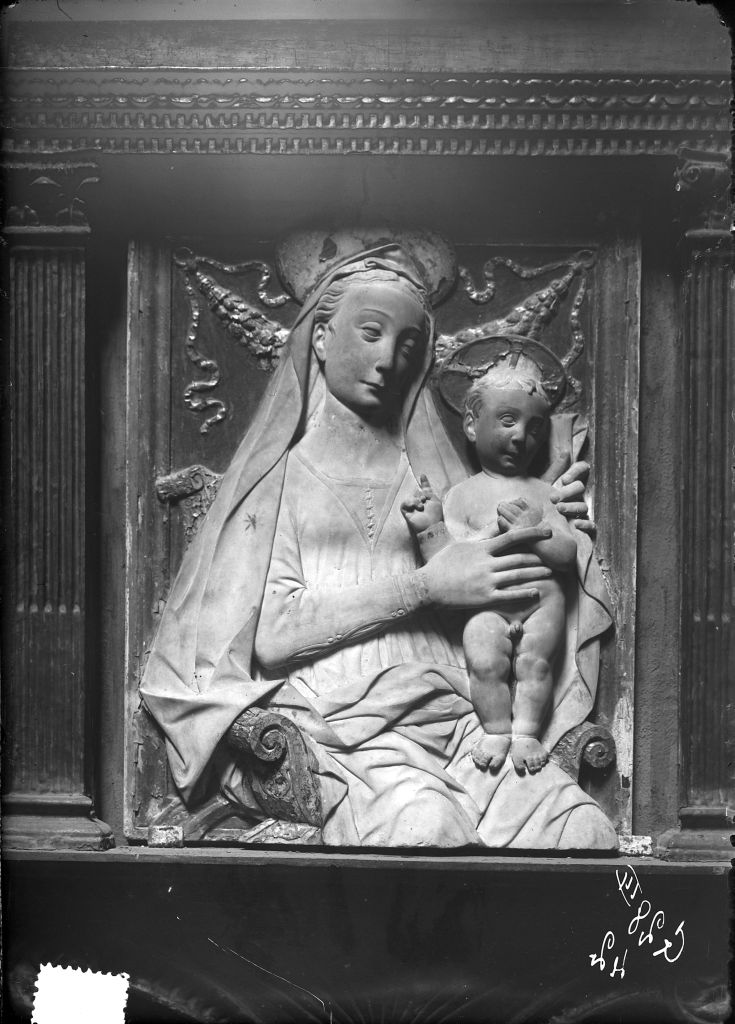 Pisa - Camposanto - Monumento sepolcrale dell'arcivescovo Pietro Ricci (?) (negativo) di Guardi, Andrea di Francesco, Anonimo (XIX/ XX)