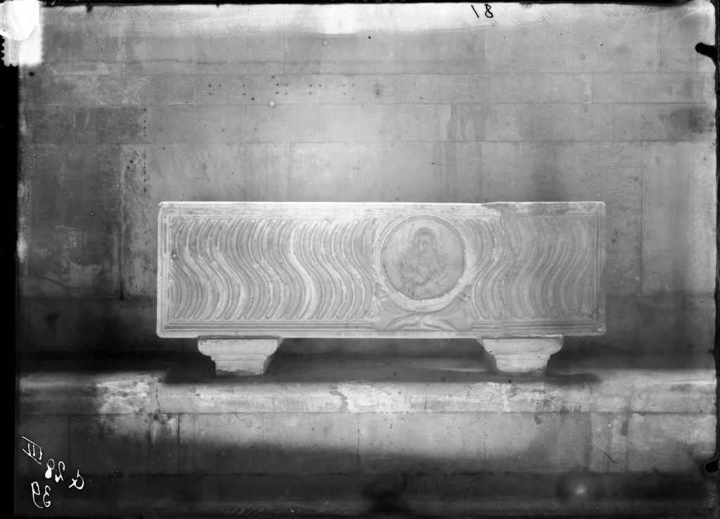 Pisa - Camposanto - Sarcofagi (negativo) di Anonimo (XIX/ XX)