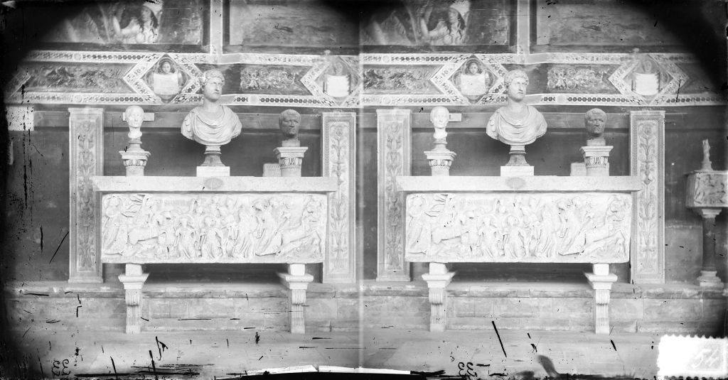 Pisa - Camposanto - Sarcofagi (negativo) di Anonimo (XIX/ XX)