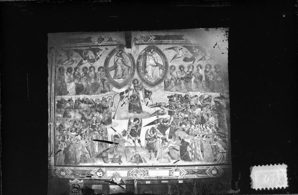 Buffalmacco Bonamico. Giudizio Universale - Pisa (negativo) di Buffalmacco Buonamico (attr), Anonimo (XIX/ XX)