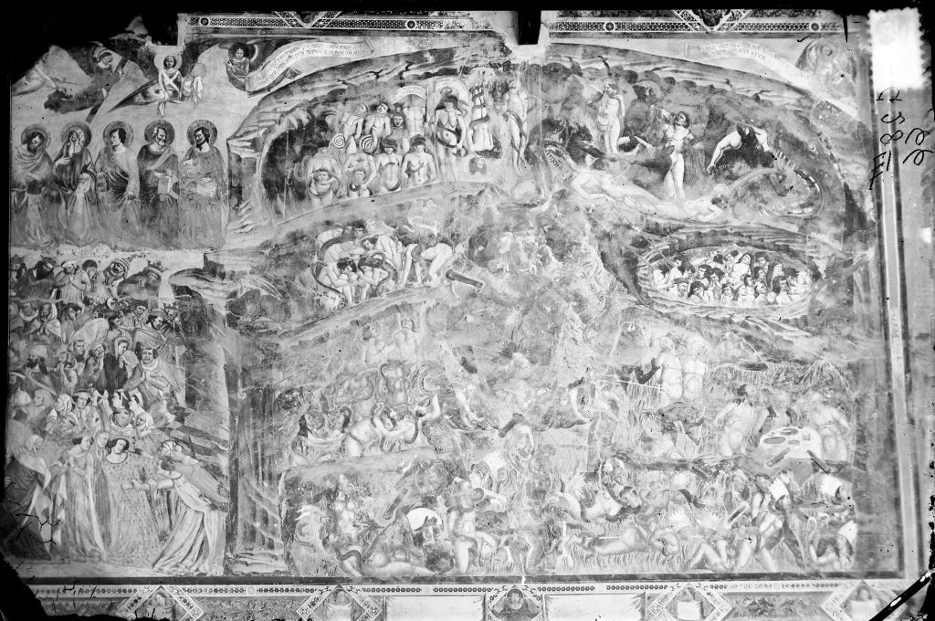 Buffalmacco Bonamico. Inferno - Pisa (negativo) di Buffalmacco Bonamico (attr), Anonimo (XIX/ XX)