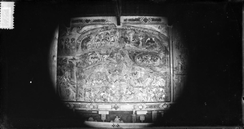 Buffalmacco Bonamico. Inferno - Pisa (negativo) di Buffalmacco Bonamico (attr), Anonimo (XIX/ XX)