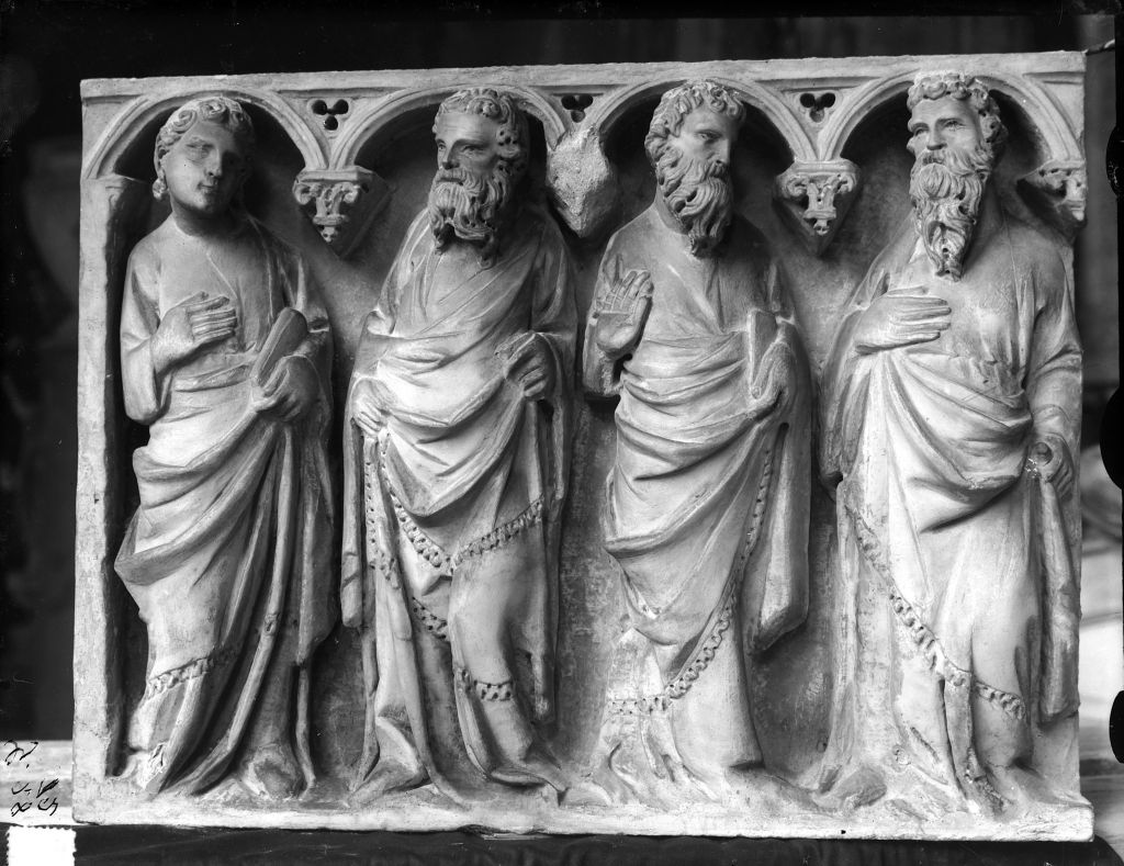 Tino di Camaino. Tomba di Arrigo VII - Pisa (negativo) di Tino di Camaino, Anonimo (prima metà XX)