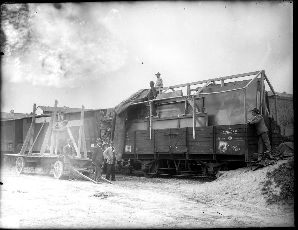 Pisa - Opere d'arte dal Veneto - I° Guerra mondiale (negativo) di Anonimo (primo quarto XX)