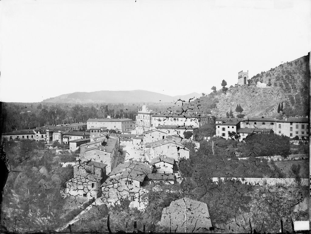 S. Giuliano Terme - Vedute panoramiche (negativo) di Anonimo (XIX/ XX)