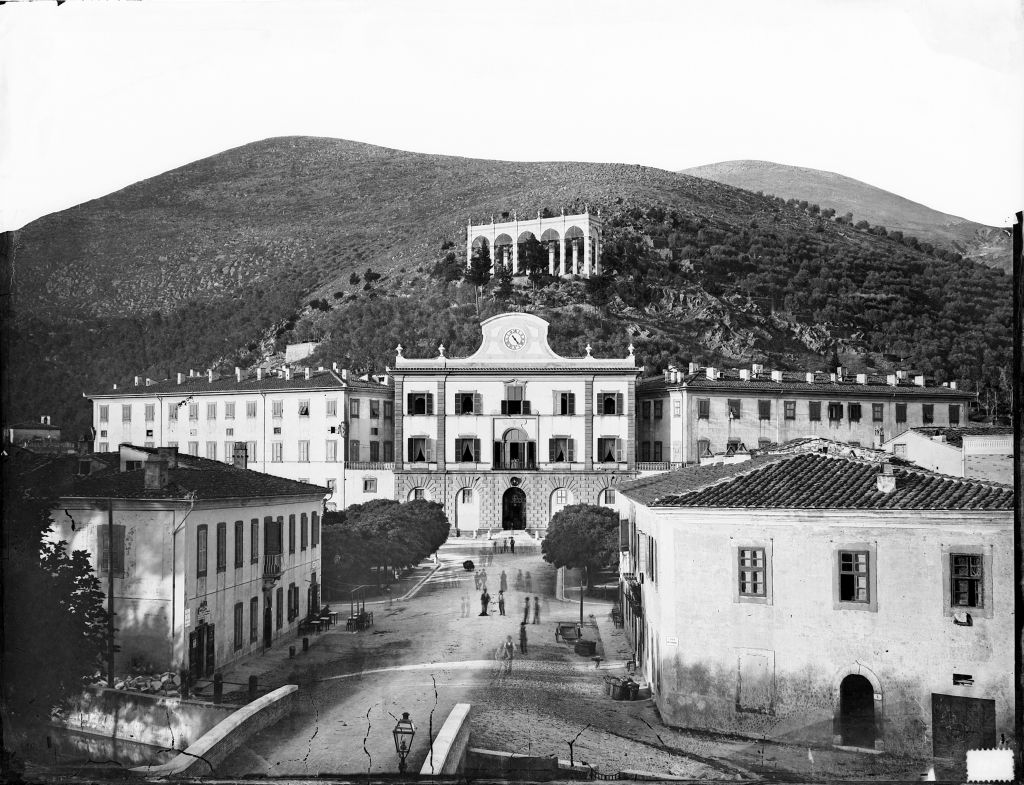 S. Giuliano Terme - Vedute (negativo) di Anonimo (XIX/ XX)