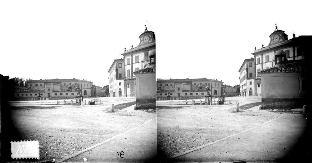 S. Giuliano Terme - Vedute (negativo) di Anonimo (XIX/ XX)