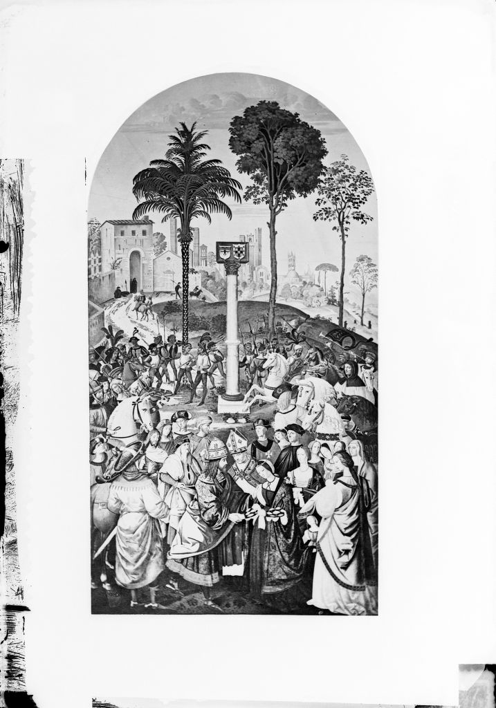 Siena - Pinacoteca - Dipinti murali (negativo) di Anonimo (XIX/ XX)