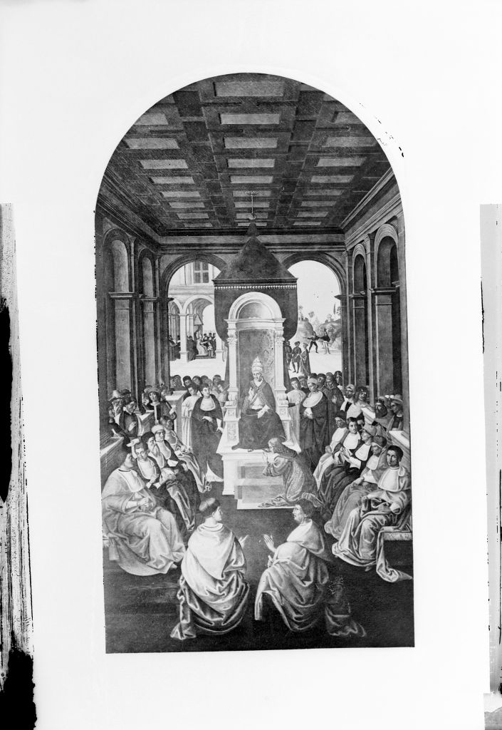 Siena - Pinacoteca - Dipinti murali (negativo) di Anonimo (XIX/ XX)