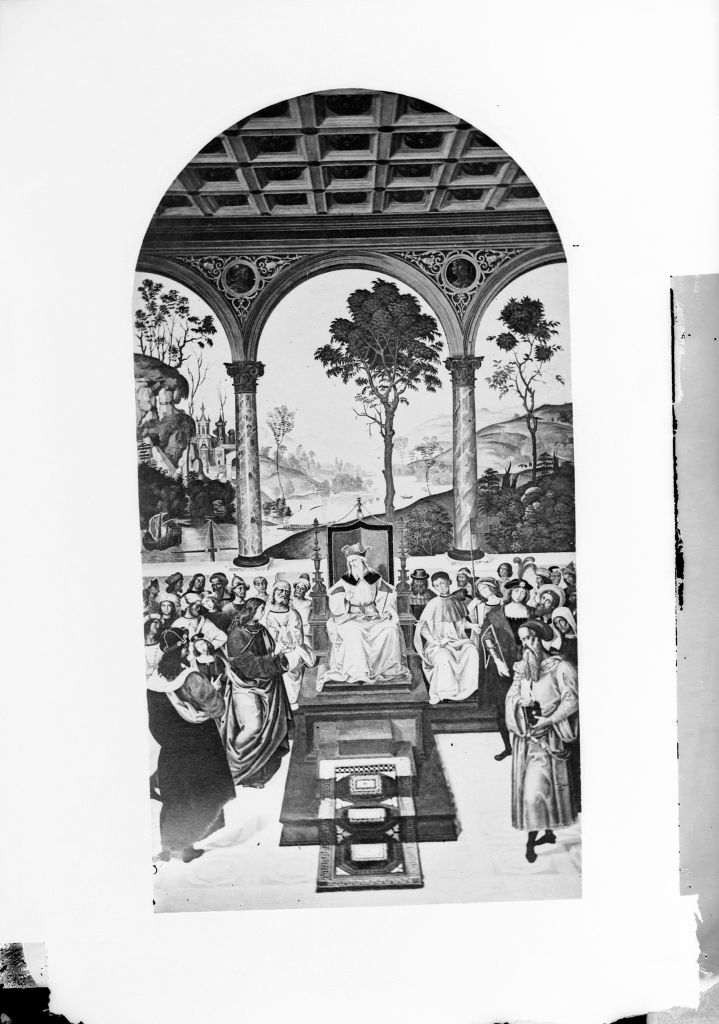 Siena - Pinacoteca - Dipinti murali (negativo) di Anonimo (XIX/ XX)