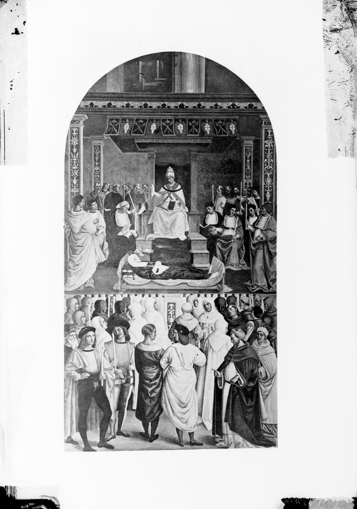 Siena - Pinacoteca - Dipinti murali (negativo) di Anonimo (XIX/ XX)