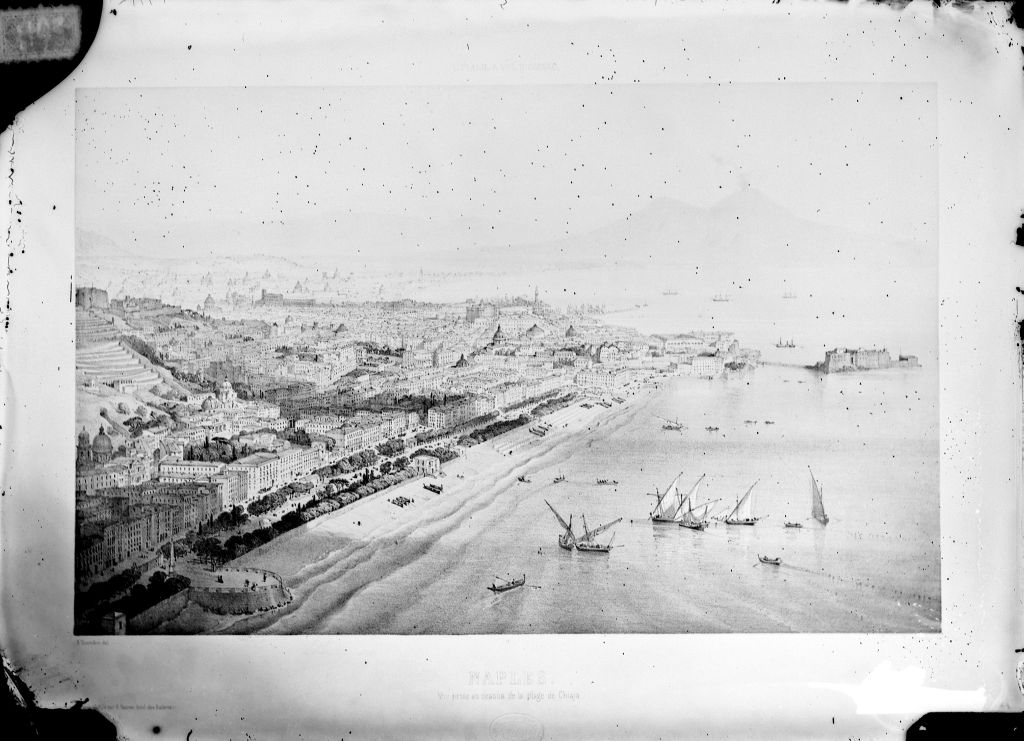 Napoli - Vedute panoramiche (negativo) di Anonimo (XIX/ XX)