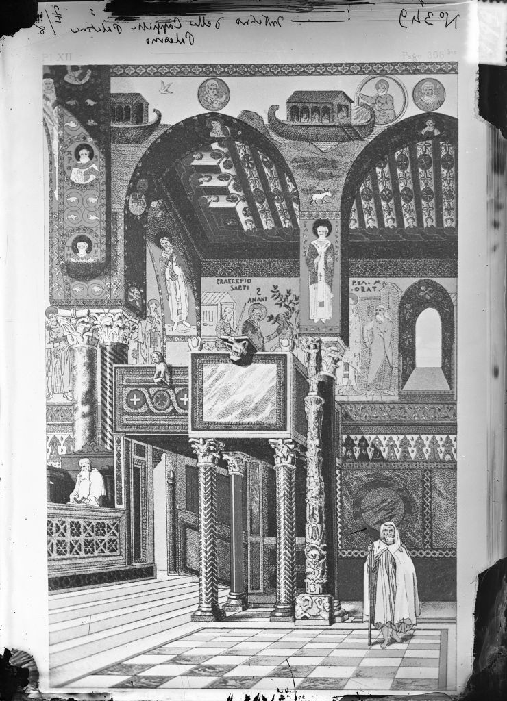 Palermo - Cappella Palatina - Vedute interne (negativo) di Anonimo (XIX/ XX)