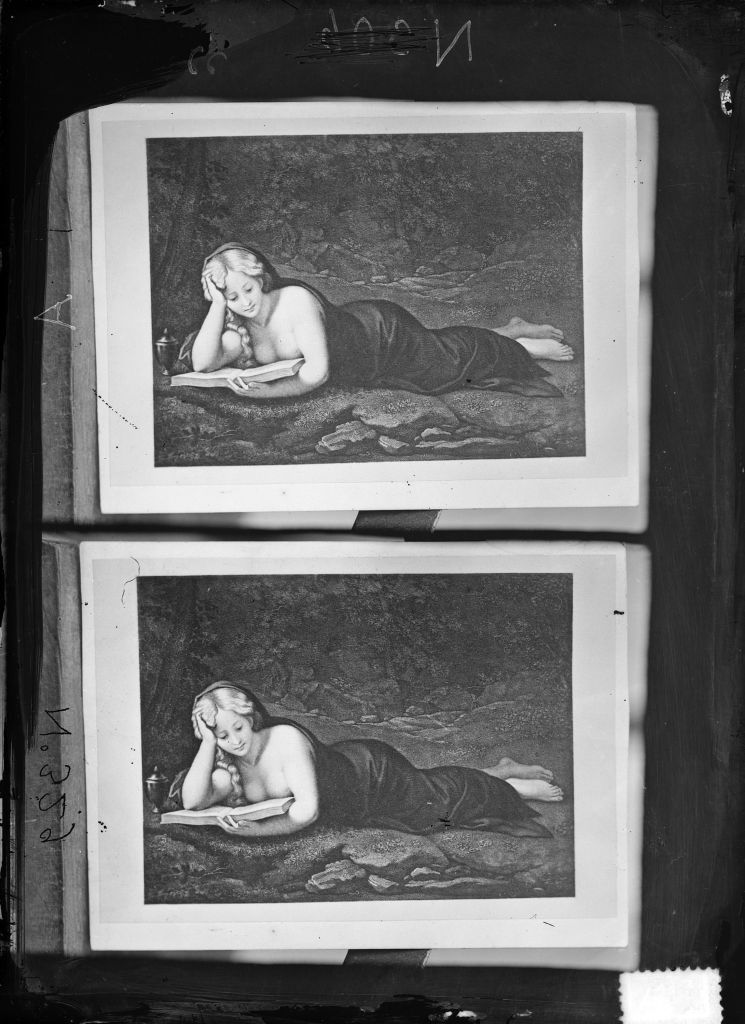 Allori, Cristofano. L'Orfanella (negativo) di Allori, Cristofano, Anonimo (XIX/ XX)