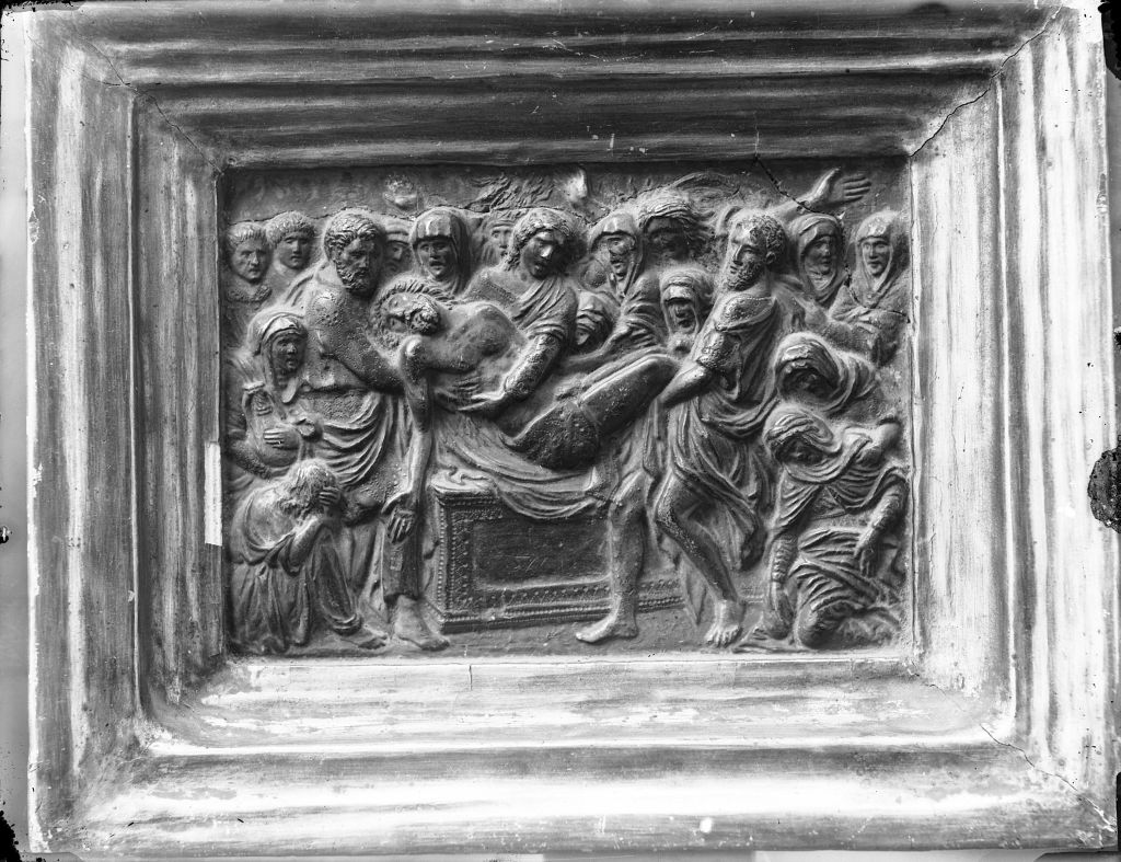 Deposizione - Rilievi (negativo) di Anonimo (XIX/ XX)