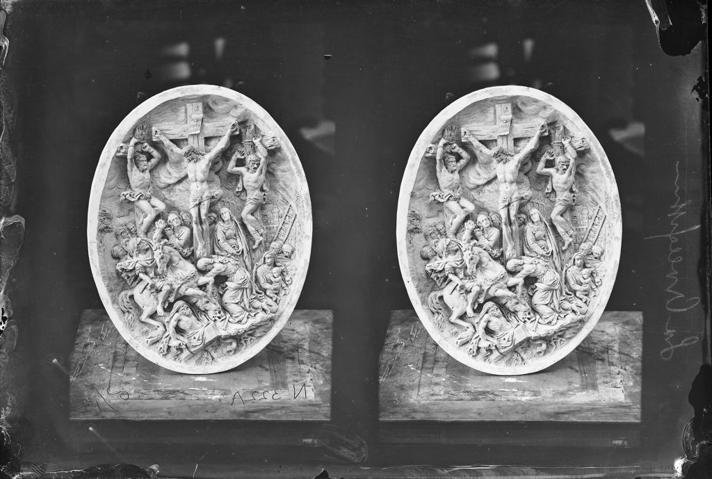 Crocifissione - Rilievi (negativo) di Anonimo (XIX/ XX)