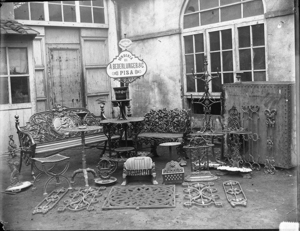 Fonderia Bederlunger - Vedute interne (negativo) di Anonimo (XIX/ XX)