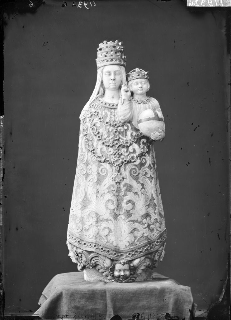 Madonna con Bambino - Sculture (negativo) di Anonimo (XIX/ XX)