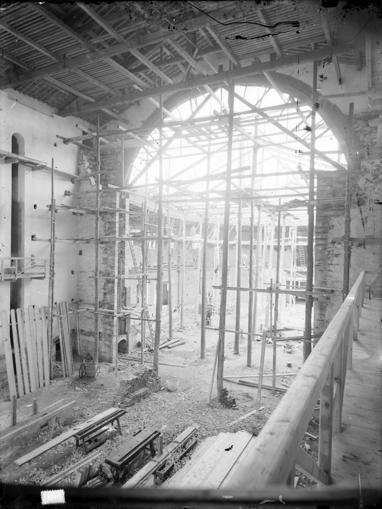 Pisa? - Politeama? - Costruzioni (negativo) di Anonimo (XIX/ XX)