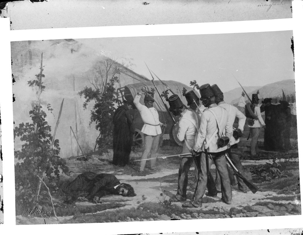 Omicidio - Guerre d'indipendenza italiane? (negativo) di Anonimo (XIX)