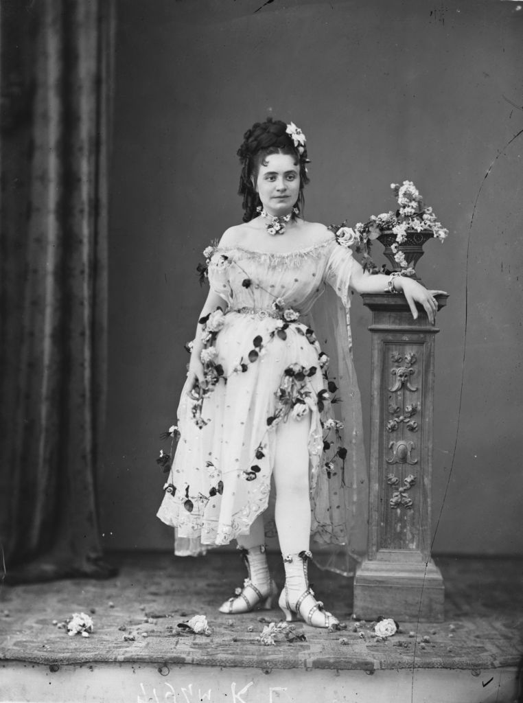 Donne dello spettacolo - Ritratti (negativo) di Anonimo (XIX/ XX)