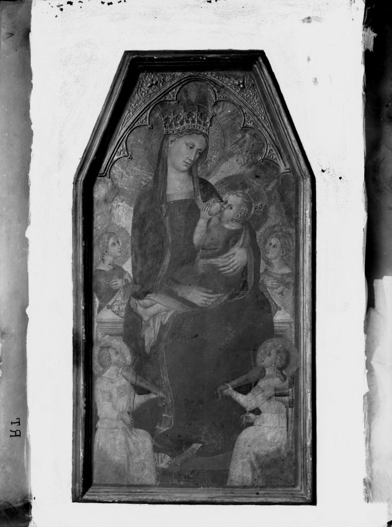 Madonna con Bambino - Dipinti (negativo) di Anonimo (XIX/ XX)