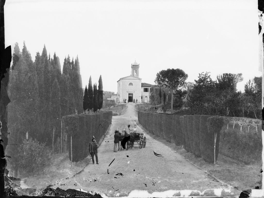 Colleoli - Chiesa parrocchiale (negativo) di Anonimo (XIX/ XX)