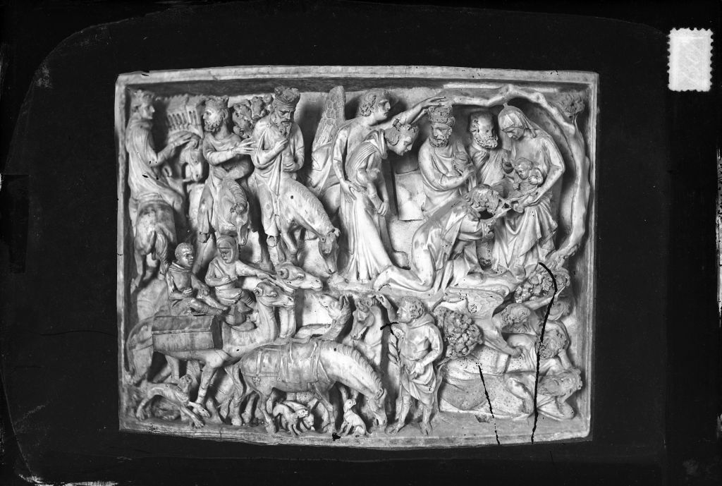 Giovanni Pisano. Pergamo - Pisa (negativo) di Giovanni Pisano, Anonimo (XIX/ XX)