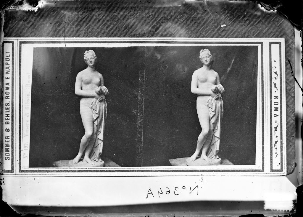 Roma - Venere di Gibron(?) (negativo) di Anonimo (XIX/ XX)