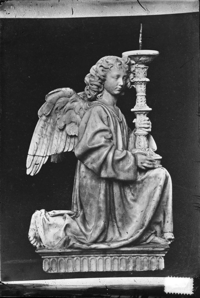 Angelo - Candelabri (negativo) di Anonimo (XIX/ XX)