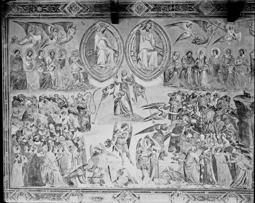 Buffalmacco Bonamico. Giudizio Universale - Pisa (negativo) di Buffalmacco Bonamico (attr), Anonimo (XIX/ XX)