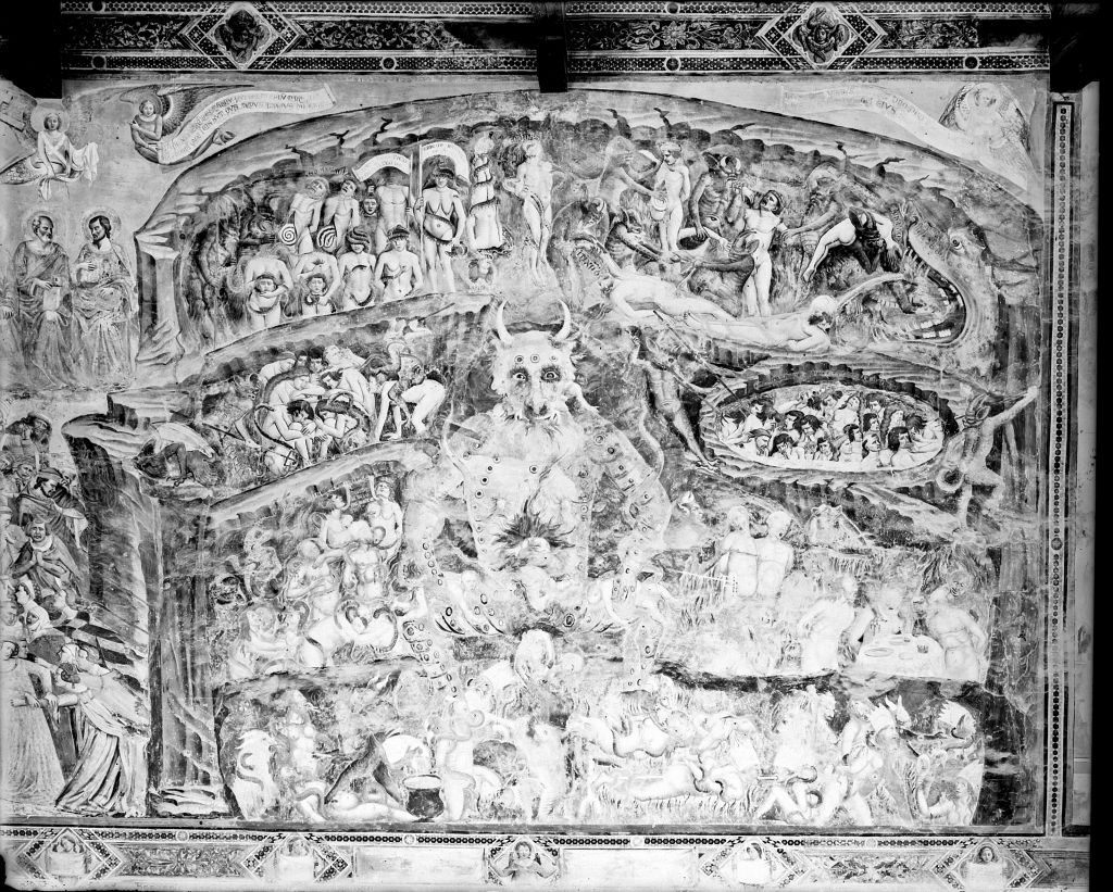 Buffalmacco Bonamico. Inferno - Pisa (negativo) di Buffalmacco Bonamico (attr), Anonimo (XIX/ XX)