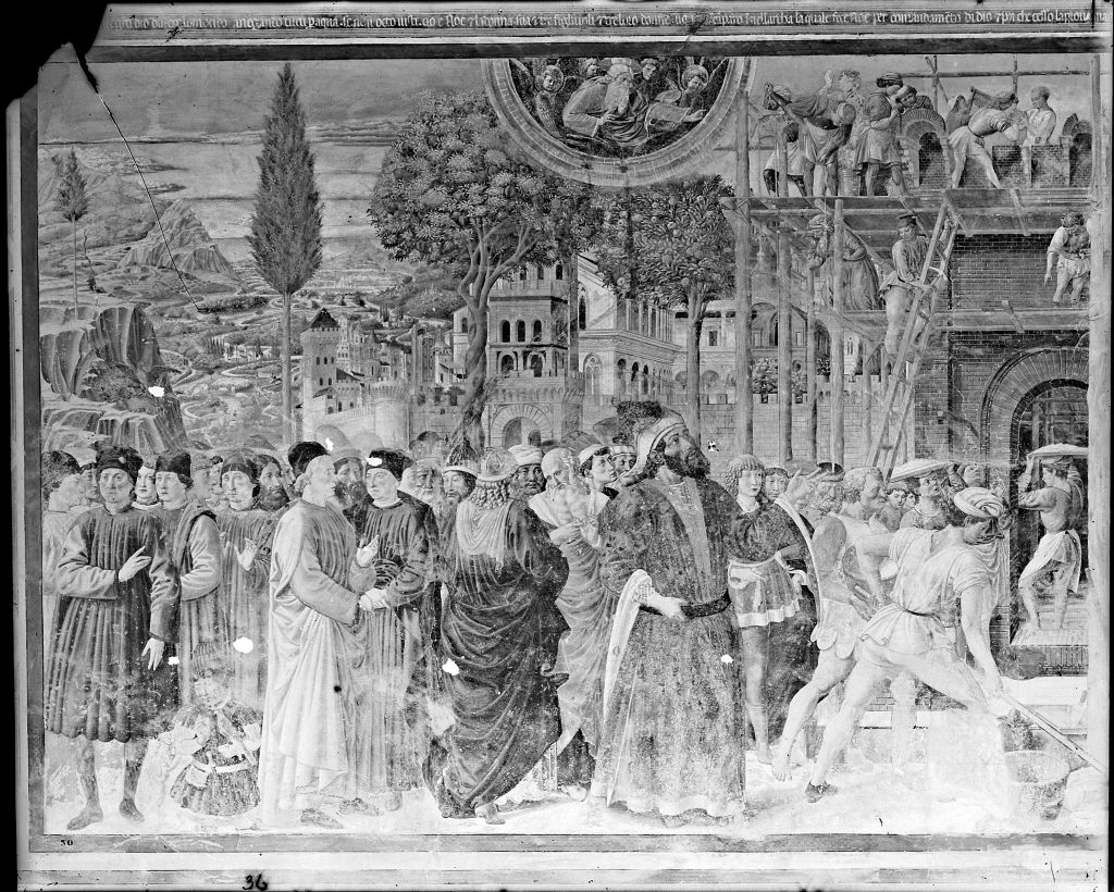 Gozzoli, Benozzo (?). Storie del Vecchio Testamento - Pisa (negativo) di Gozzoli, Benozzo, Anonimo (XIX/ XX)