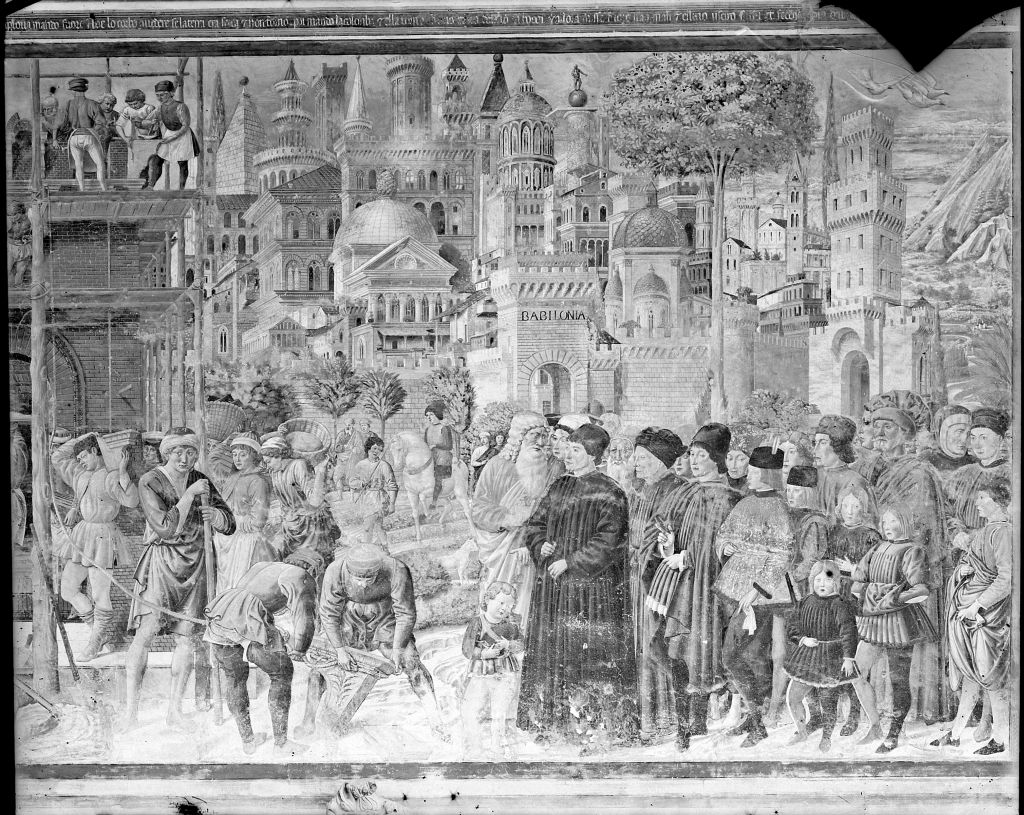 Gozzoli, Benozzo (?). Storie del Vecchio Testamento - Pisa (negativo) di Gozzoli, Benozzo, Anonimo (XIX/ XX)