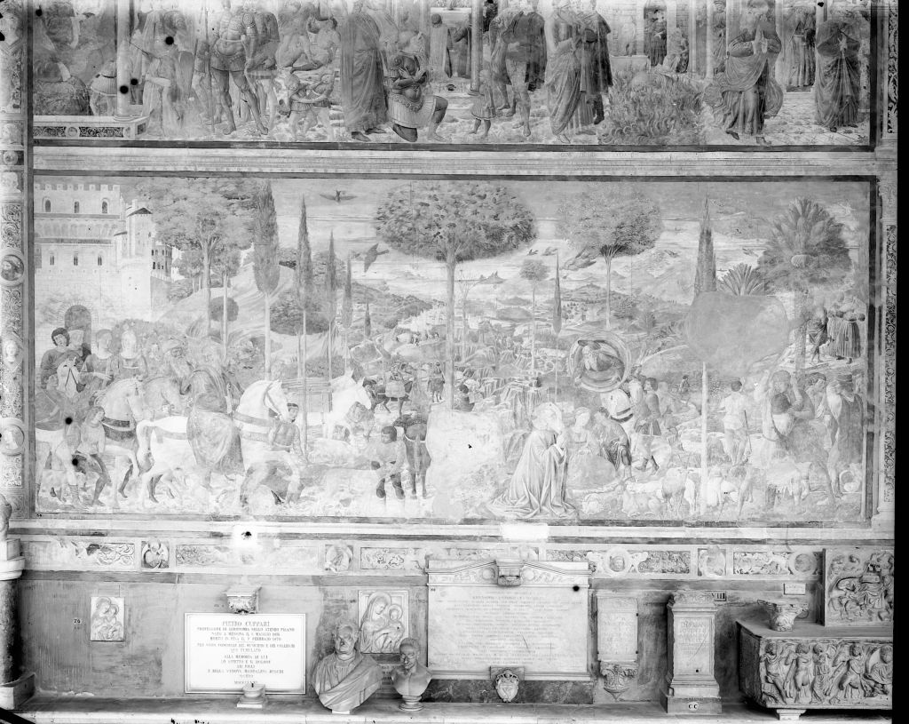 Gozzoli, Benozzo (?). Storie del Vecchio Testamento - Pisa (negativo) di Gozzoli, Benozzo, Anonimo (XIX/ XX)