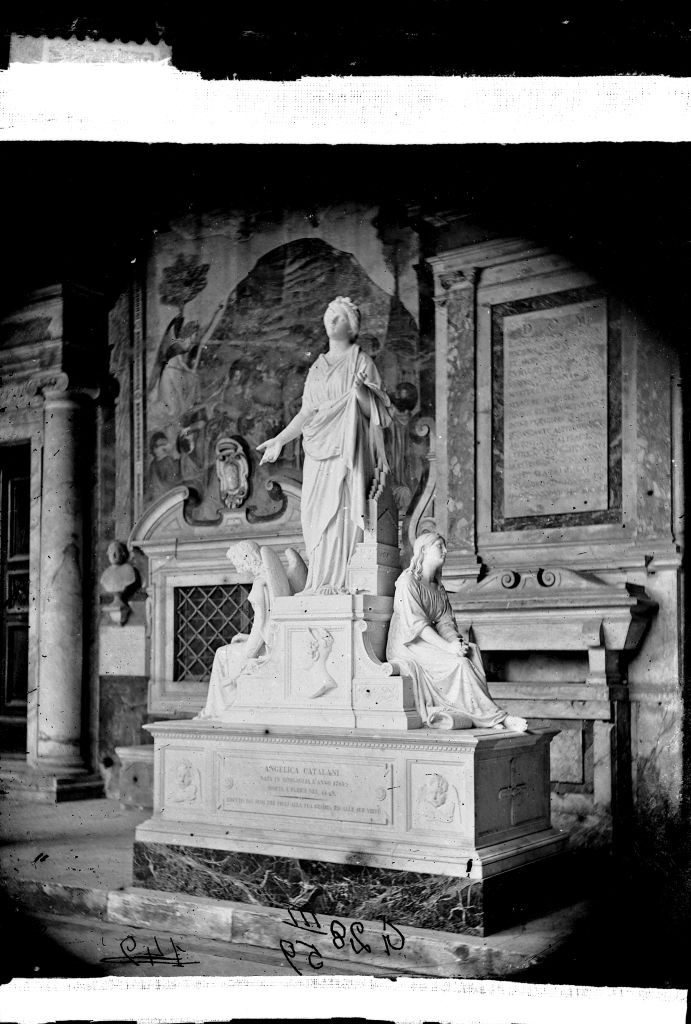 Pisa - Camposanto - Monumento sepolcrale Catalani (negativo) di Costoli, Anonimo (XIX/ XX)