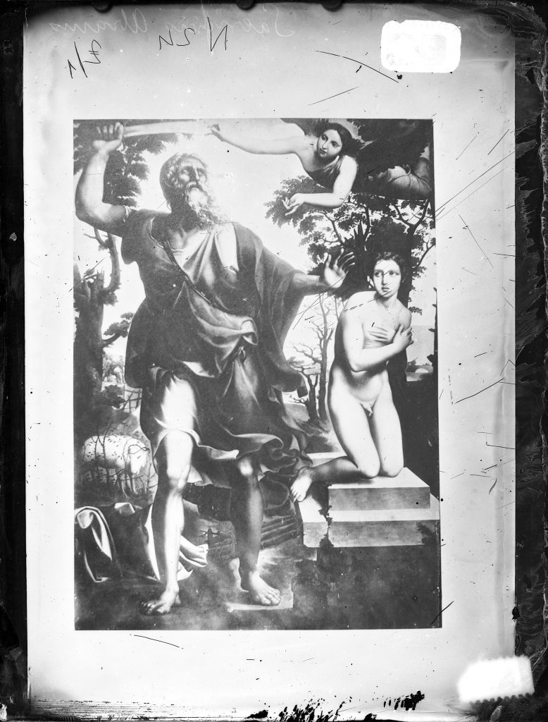 Pisa - Duomo - Dipinti (negativo) di Sodoma, Anonimo (XIX/ XX)