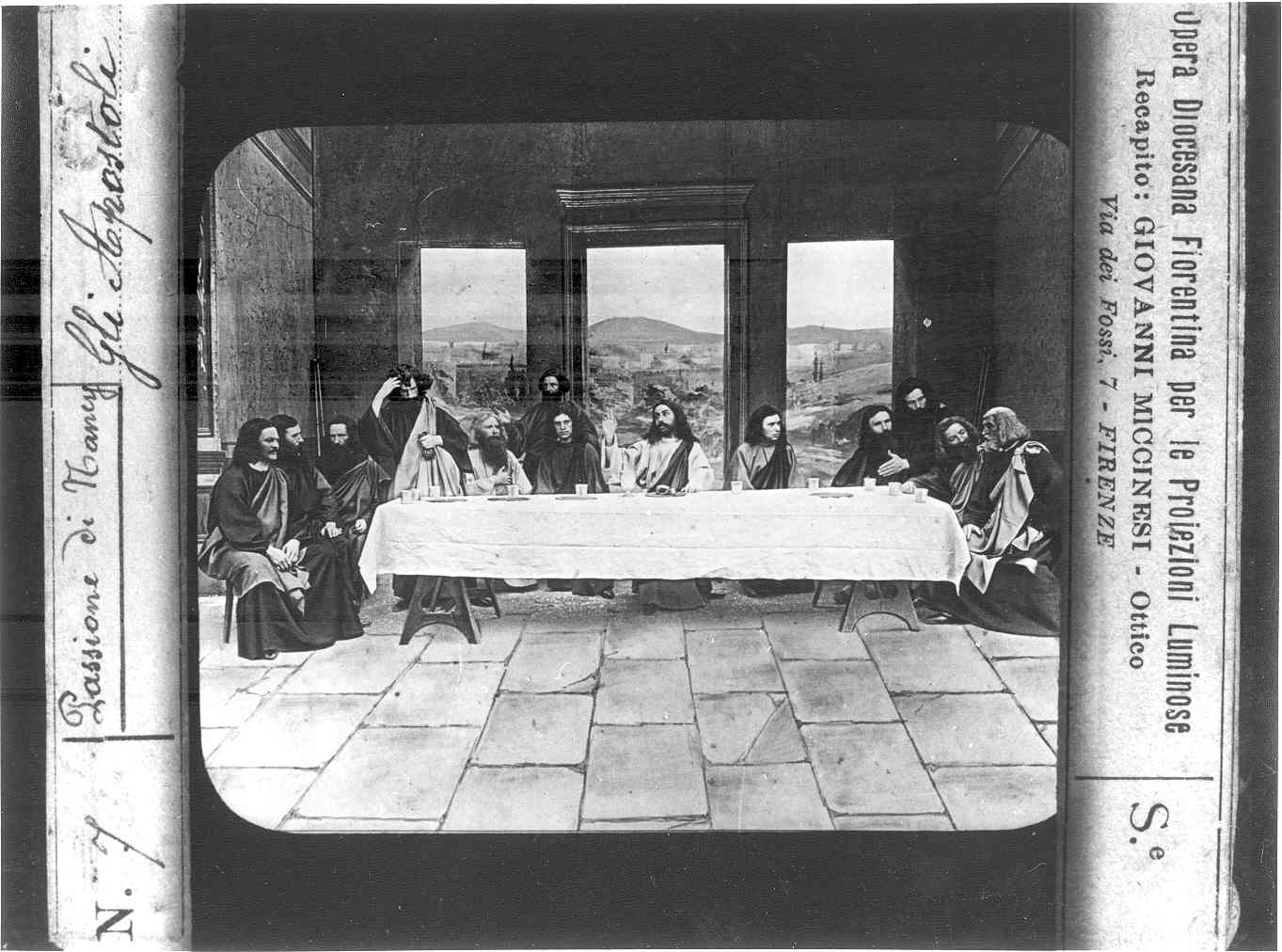 SCENE DELLA PASSIONE DI CRISTO (diapositiva) di Anonimo (XX)