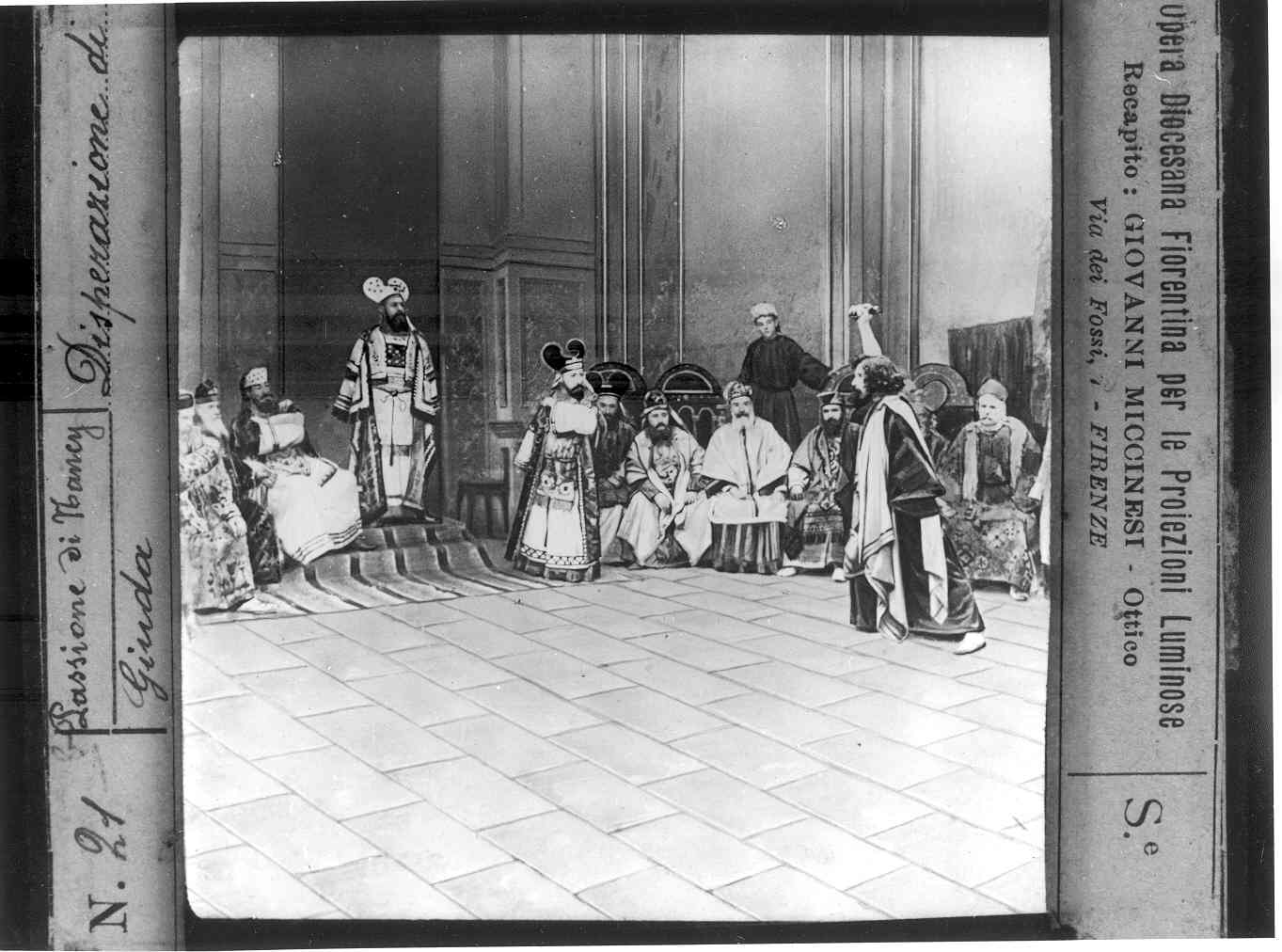 SCENE DELLA PASSIONE DI CRISTO (diapositiva) di Anonimo (XX)