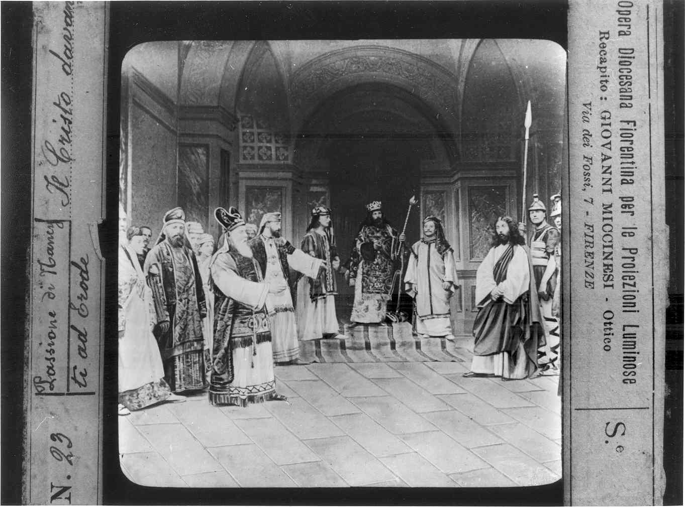 SCENE DELLA PASSIONE DI CRISTO (diapositiva) di Anonimo (XX)