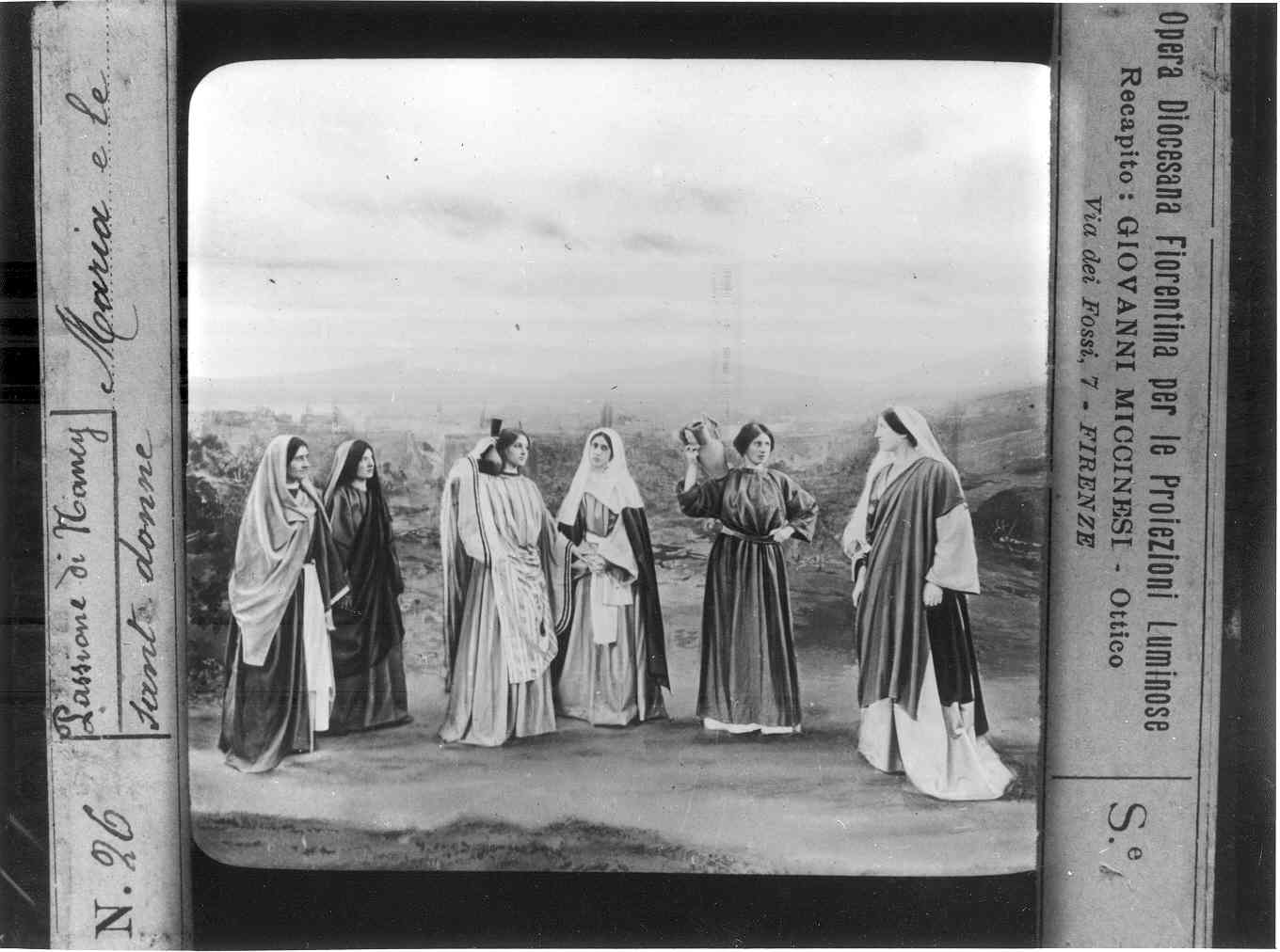 SCENE DELLA PASSIONE DI CRISTO (diapositiva) di Anonimo (XX)