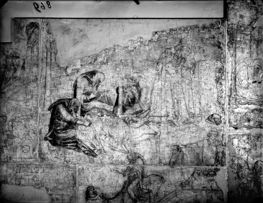 Pisa - Camposanto Monumentale - Affreschi (negativo) di Laboratorio Fotografico della Soprintendenza - Pisa (secondo quarto XX)