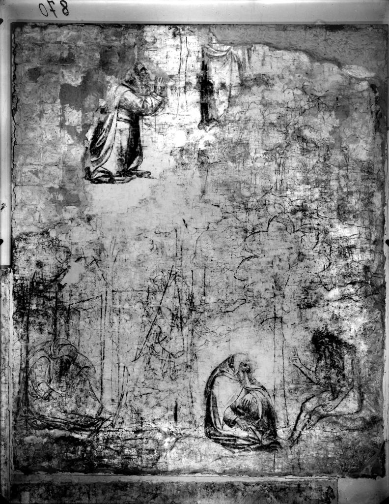 Pisa - Camposanto Monumentale - Affreschi (negativo) di Laboratorio Fotografico della Soprintendenza - Pisa (secondo quarto XX)