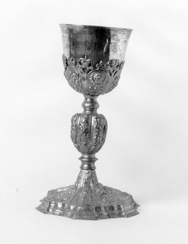 San Pellegrino, Santa Felicita, San Carlo (calice) - bottega ligure (secc. XVII/ XX)